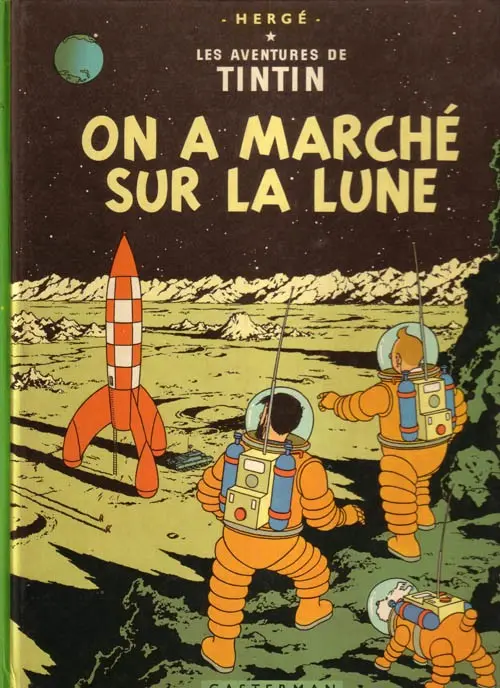 Couverture de l'album Tintin Tome 17 On a marché sur la Lune