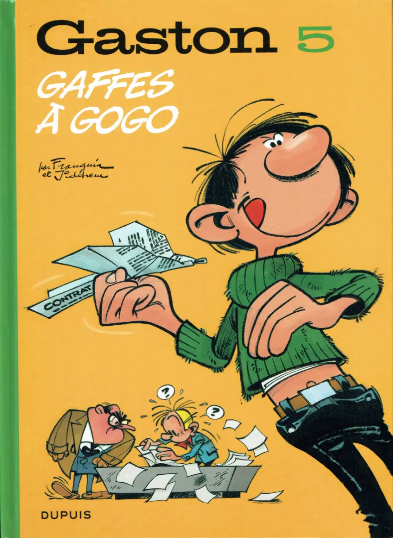 Couverture de l'album Gaston Tome 5 Gaffes à gogo