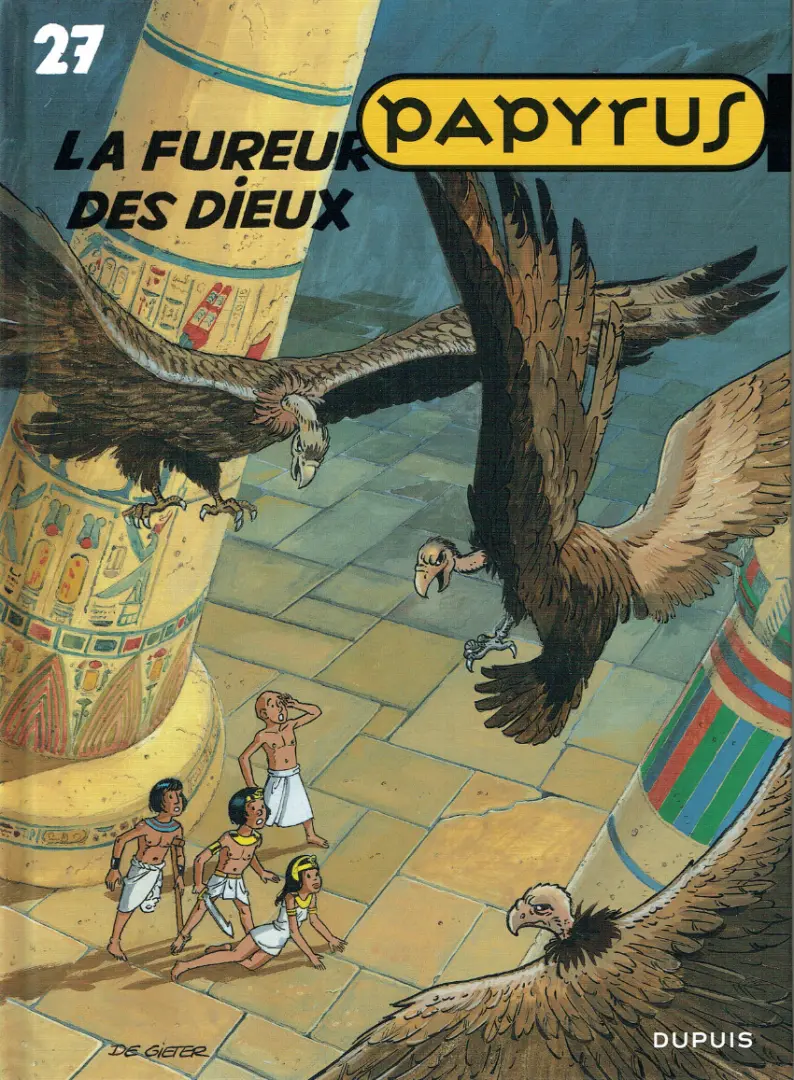 Couverture de l'album Papyrus Tome 27 La fureur des dieux