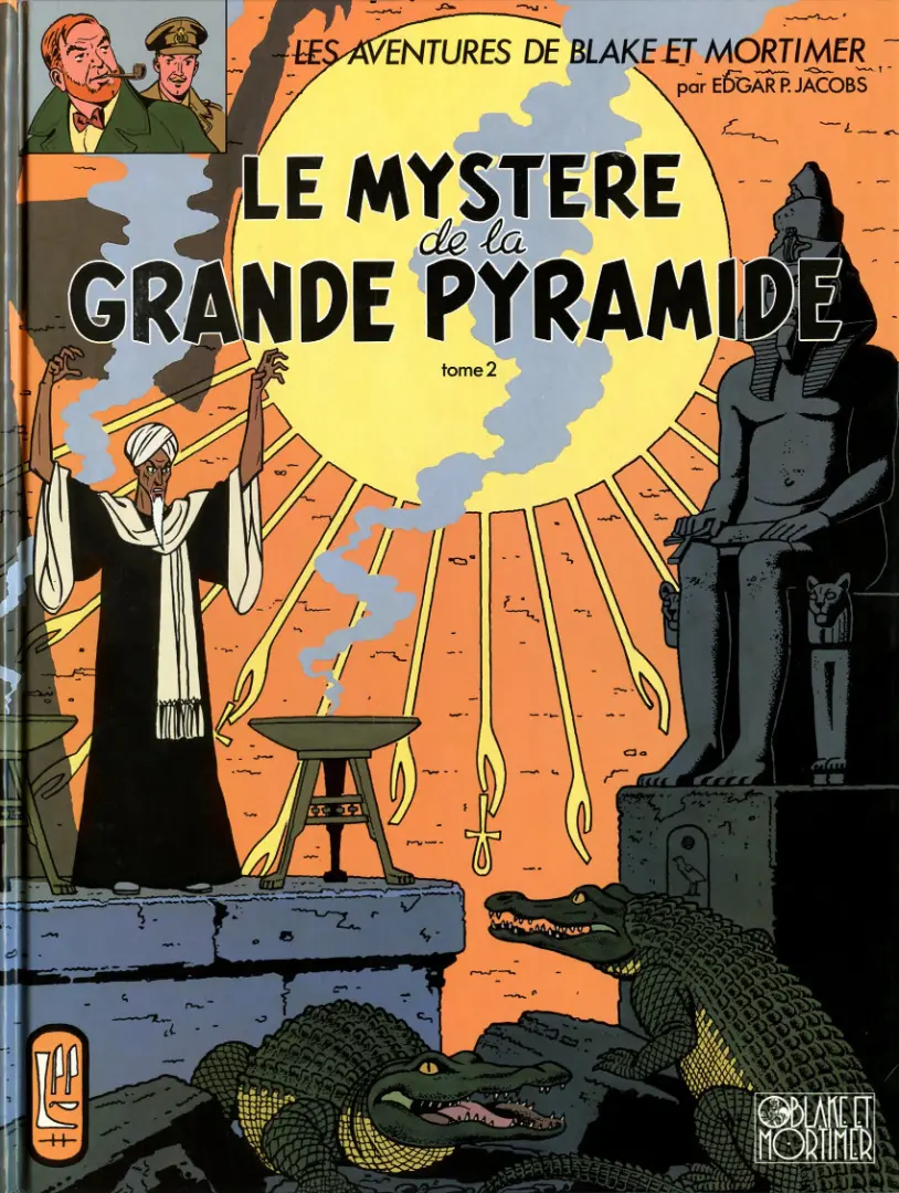 Couverture de l'album Blake et Mortimer Tome 5 Le Mystère de la Grande Pyramide - Tome 2