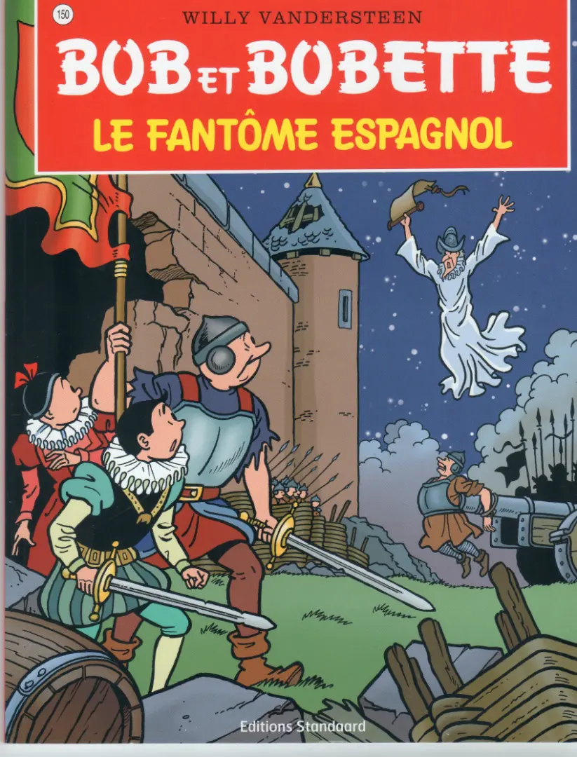 Couverture de l'album Bob et Bobette Tome 150 Le fantôme espagnol