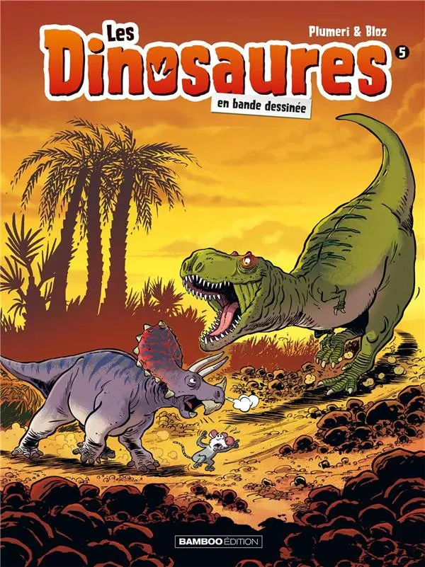 Couverture de l'album Les Dinosaures en BD Tome 5