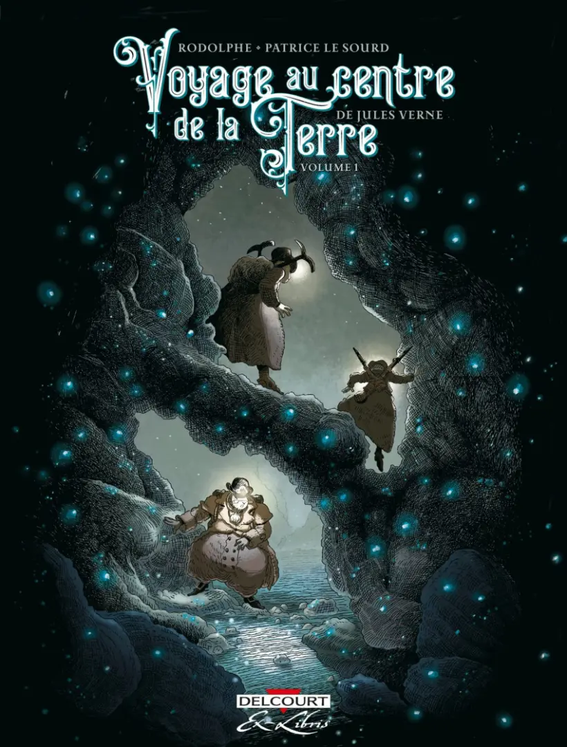 Couverture de l'album Voyage au centre de la Terre, de Jules Verne Volume 1