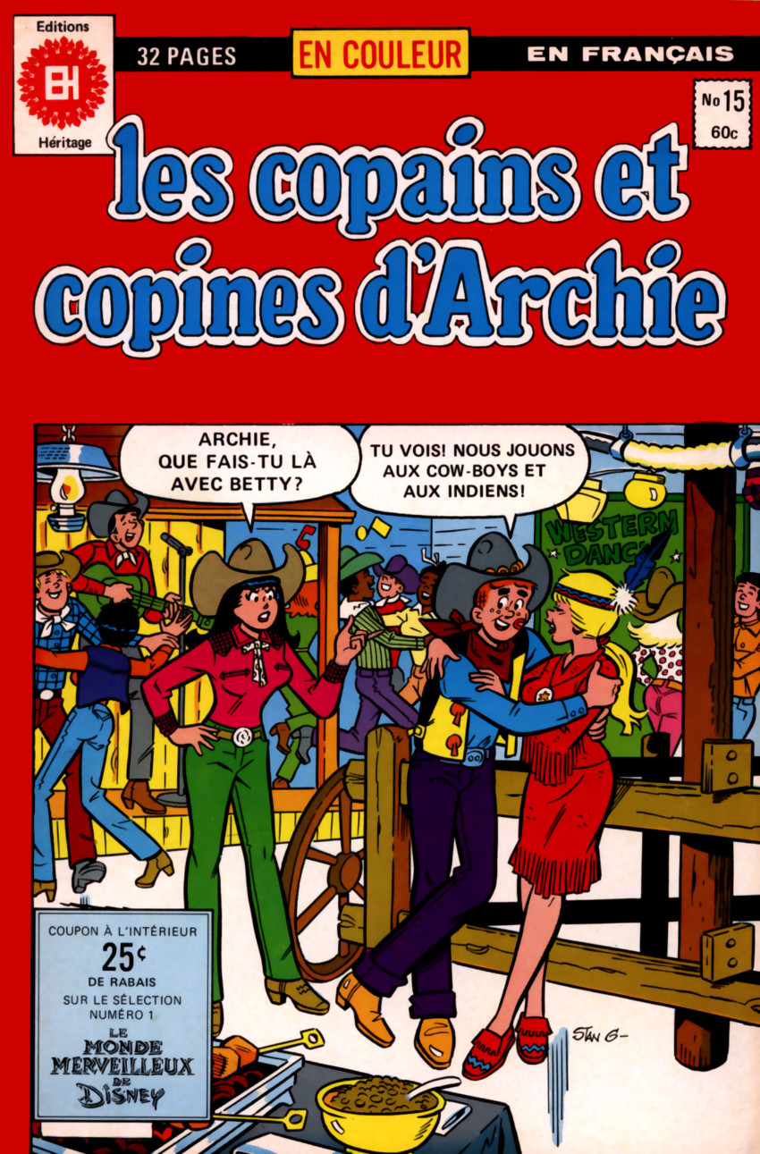 Couverture de l'album Les copains et copines d'Archie N° 15 Abus de confiance