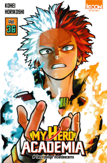 Couverture de l'album My Hero Academia Vol. 36 Deux poings incandescents