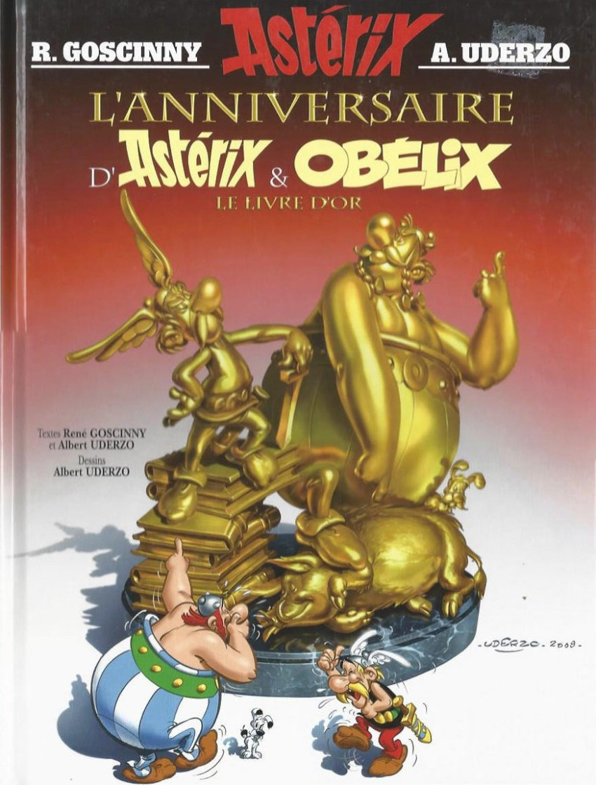 Couverture de l'album Astérix Tome 34 L'Anniversaire d'Astérix & Obélix - Le livre d'Or