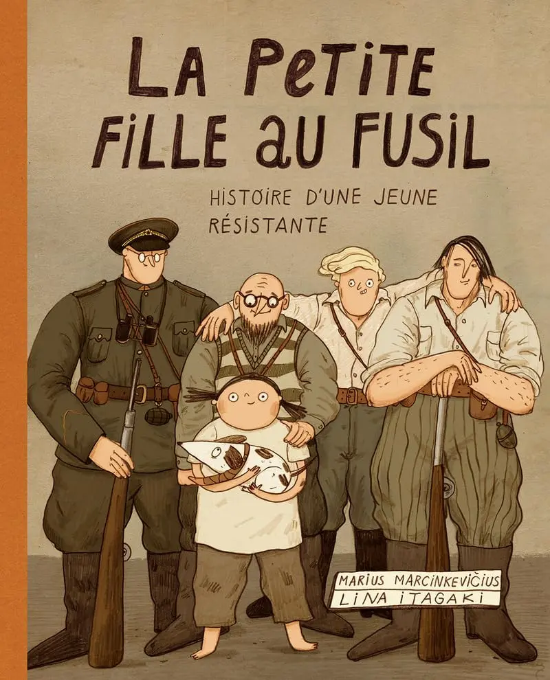 Couverture de l'album La petite fille au fusil Histoire d'une jeune résistante