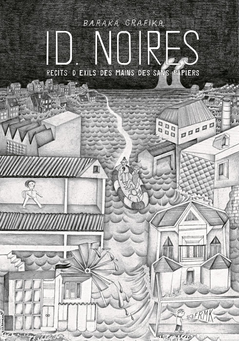 Couverture de l'album ID. Noires Récits d'exil des mains des sans-papiers
