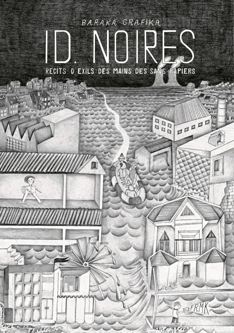 Couverture de l'album ID. Noires Récits d'exil des mains des sans-papiers