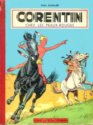 Couverture de l'album Corentin Tome 3 Corentin chez les peaux-rouges