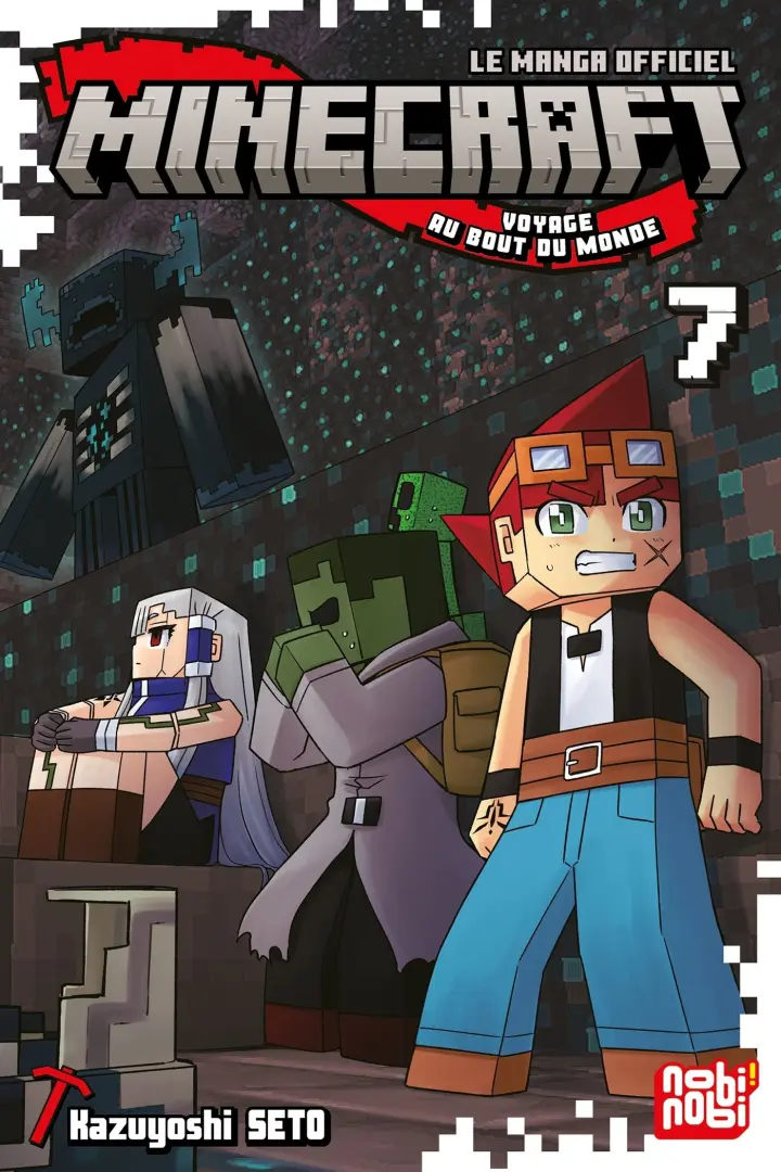 Couverture de l'album Minecraft - Le manga officiel 7 Voyage au bout du monde