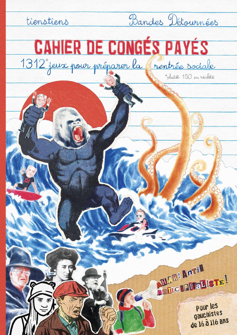 Couverture de l'album Cahier de congés payés 1312 jeux pour préparer la rentrée sociale