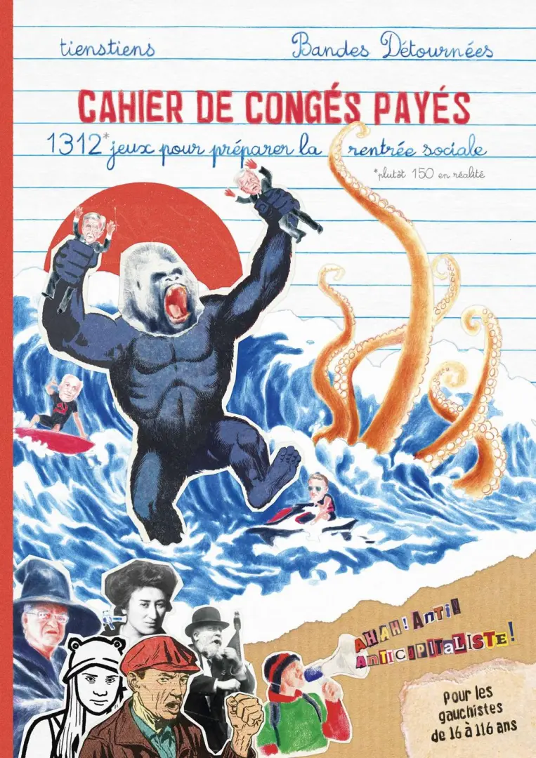 Couverture de l'album Cahier de congés payés 1312 jeux pour préparer la rentrée sociale