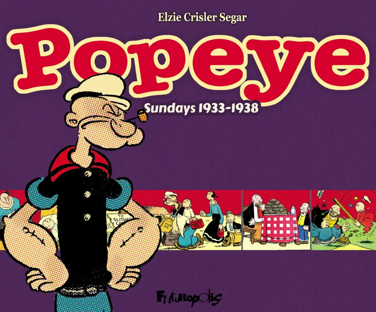 Couverture de l'album Popeye Futuropolis - Sundays 1933-1938