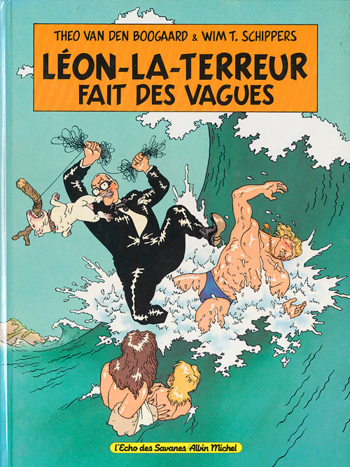 Couverture de l'album Léon-la-terreur Tome 4 Léon-la-terreur fait des vagues