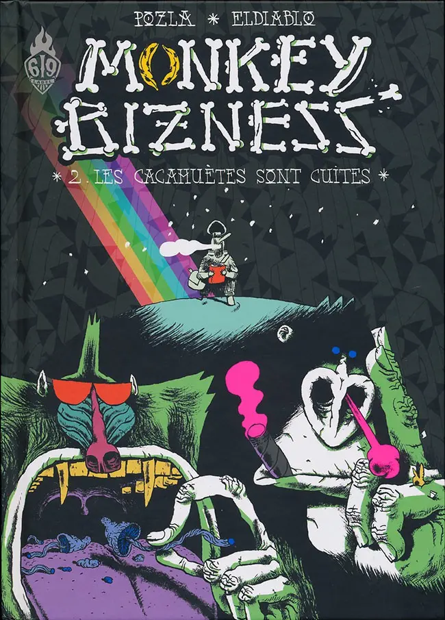 Couverture de l'album Monkey bizness Tome 2 Les cacahuètes sont cuites