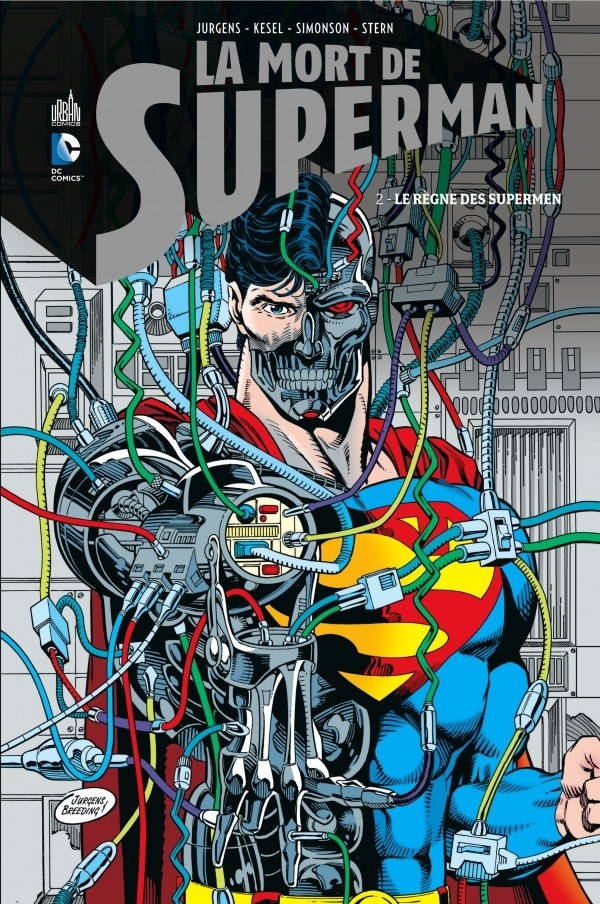 Couverture de l'album La Mort de Superman Tome 2 Le règne des Supermen