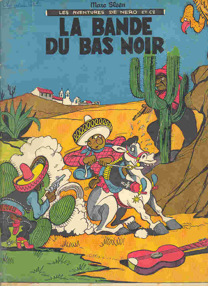 Couverture de l'album Les Aventures de Néron et Co Éditions Samedi Tome 7 La bande du Bas noir