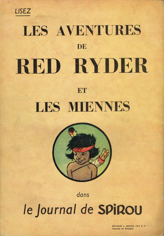 Verso de l'album Red Ryder N° 4