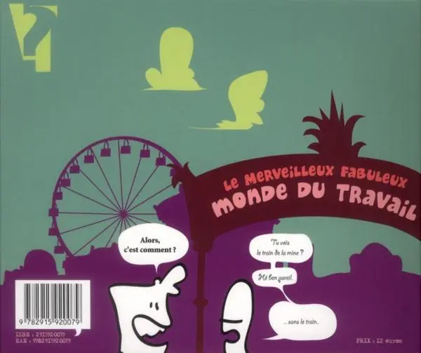Verso de l'album Seul comme les pierres Tome 2 Ta gueule de l'emploi