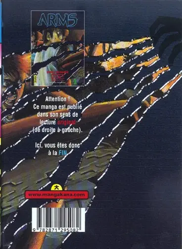 Verso de l'album Arms 2