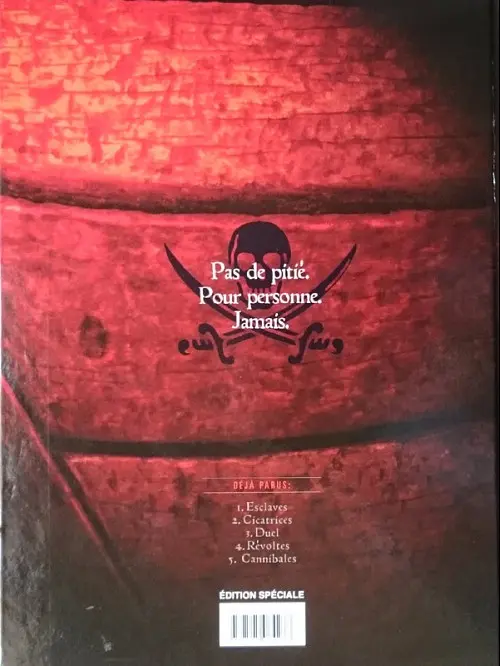 Verso de l'album Barracuda Tome 1 Esclaves