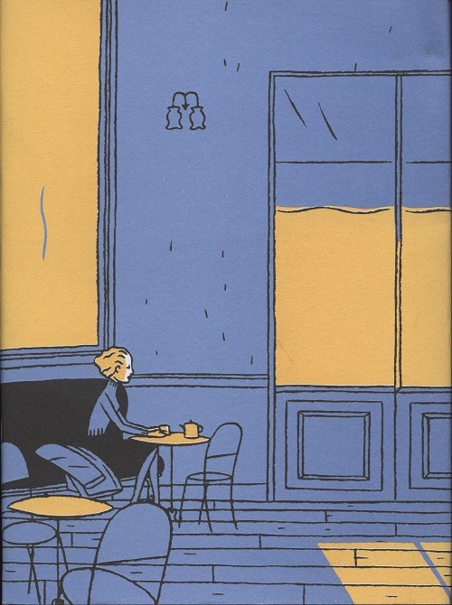 Verso de l'album Le Café du voyageur