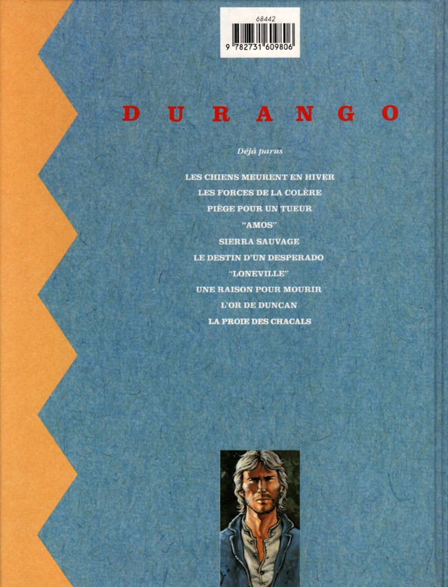 Verso de l'album Durango Tome 10 La proie des chacals