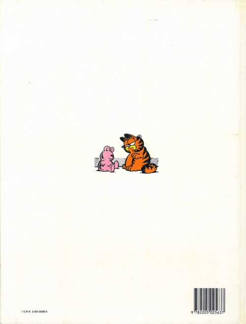 Verso de l'album Garfield Tome 1 Prend du poids