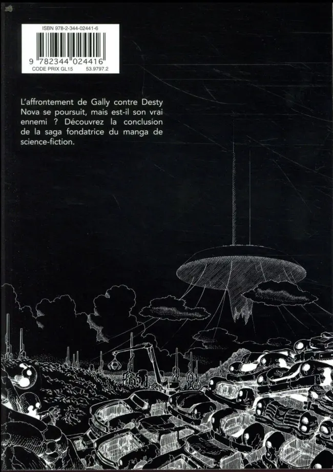 Verso de l'album Gunnm Édition originale Tome 9