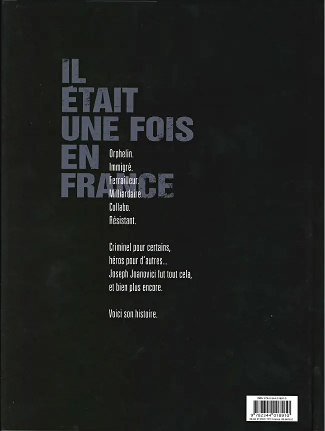 Verso de l'album Il était une fois en France Intégrale