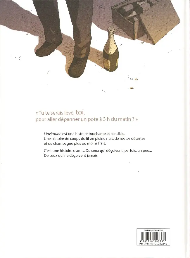 Verso de l'album L'Invitation