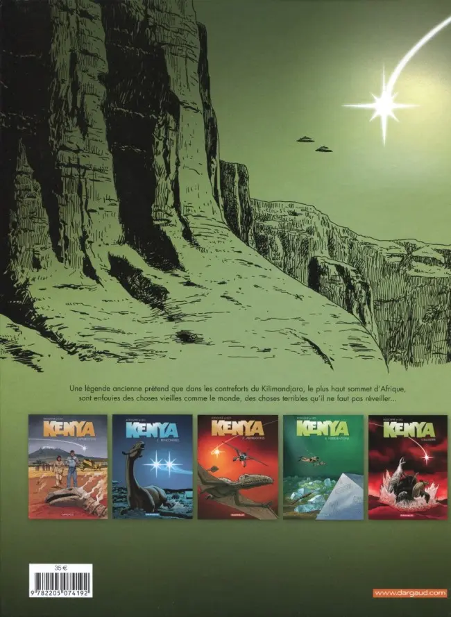 Verso de l'album Kenya Intégrale