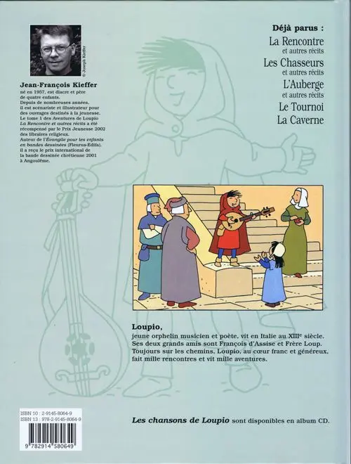 Verso de l'album Les aventures de Loupio Tome 5 Les Deux Îles et autres récits