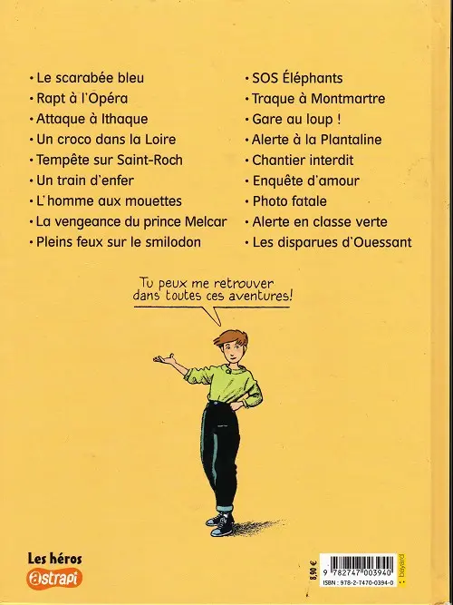Verso de l'album Marion Duval Tome 1 Le scarabée bleu