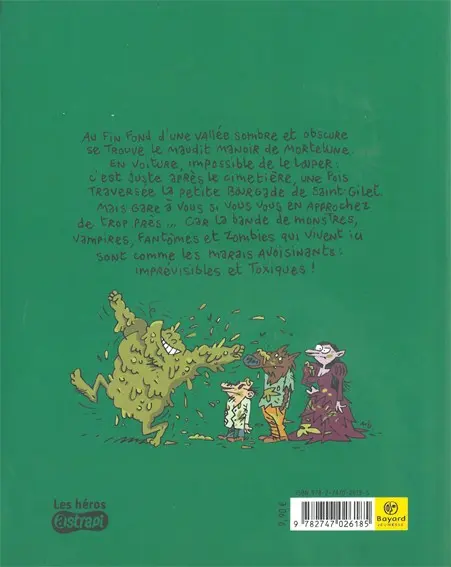 Verso de l'album Maudit manoir Tome 1 Chic, c'est toxique !