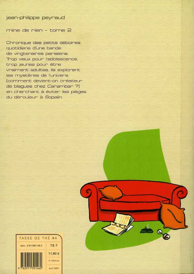 Verso de l'album Mine de Rien Tome 2