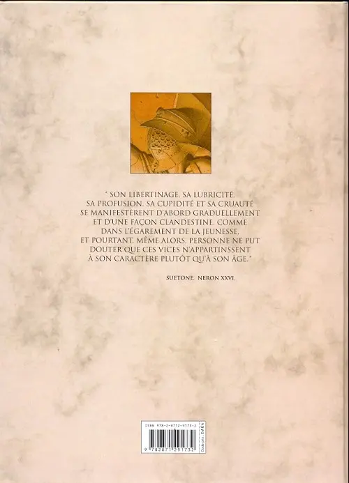 Verso de l'album Murena Tome 2 De sable et de sang