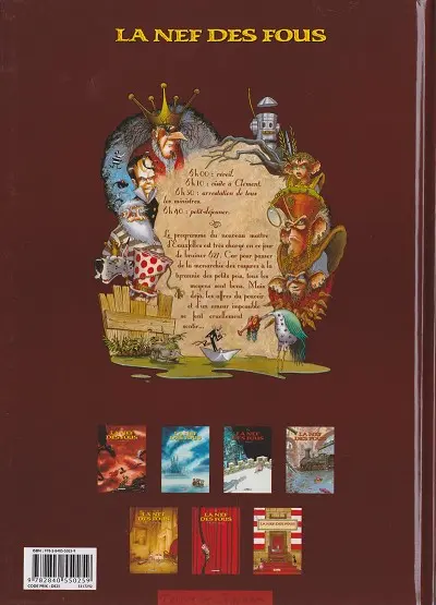 Verso de l'album La Nef des fous Tome 2 Pluvior 627