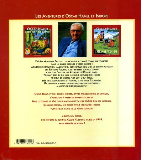 Verso de l'album Oscar Hamel et Isidore Tome 2 L'oncle du Tchad