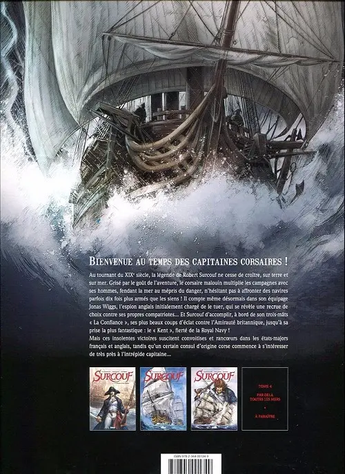 Verso de l'album Surcouf Tome 2 Le Tigre des Mers