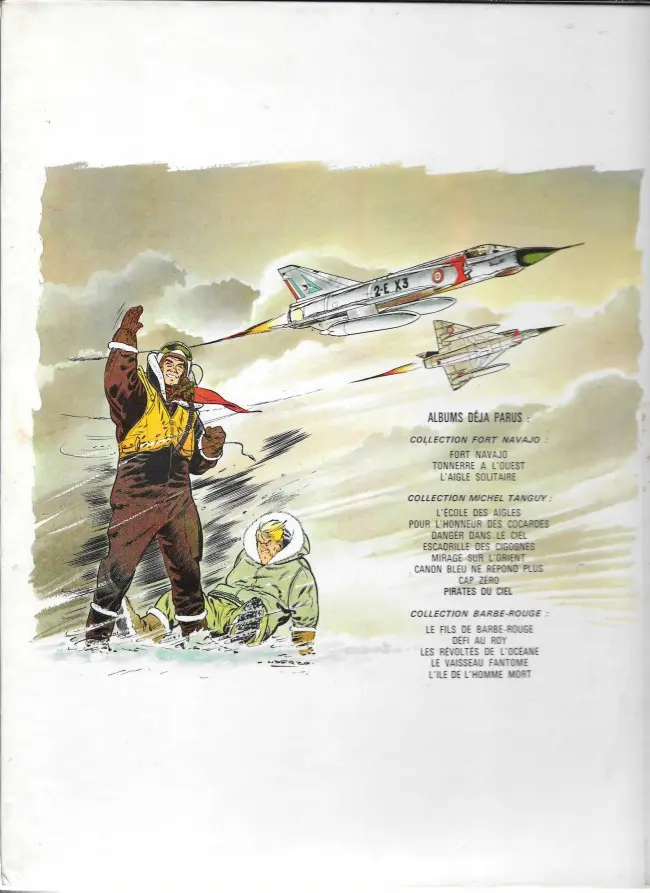 Verso de l'album Tanguy et Laverdure Tome 4 Escadrille des cigognes