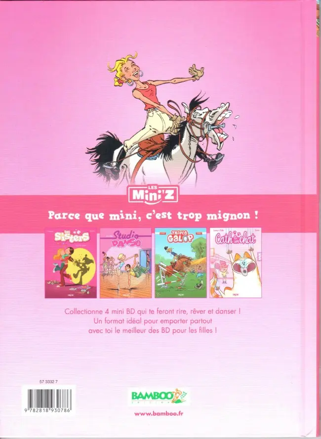 Verso de l'album Triple galop Tome 1