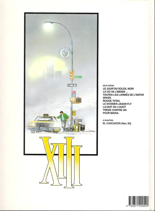Verso de l'album XIII Tome 6 Le dossier Jason Fly