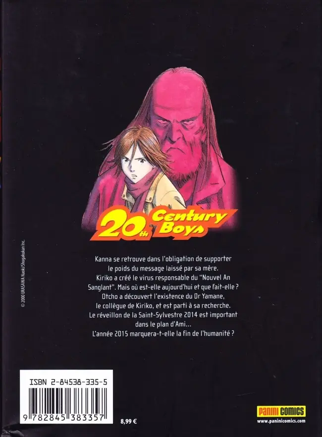Verso de l'album 20th Century Boys 12