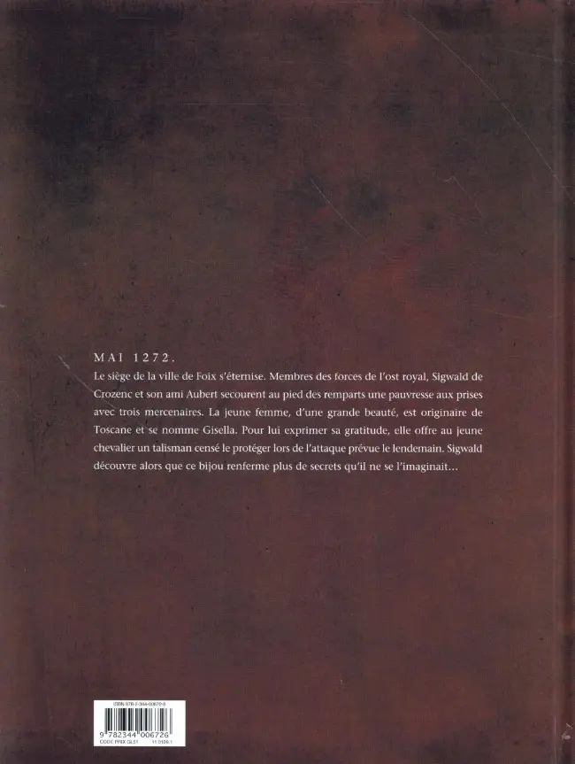 Verso de l'album Les Aigles décapitées Tome 27 Le talisman