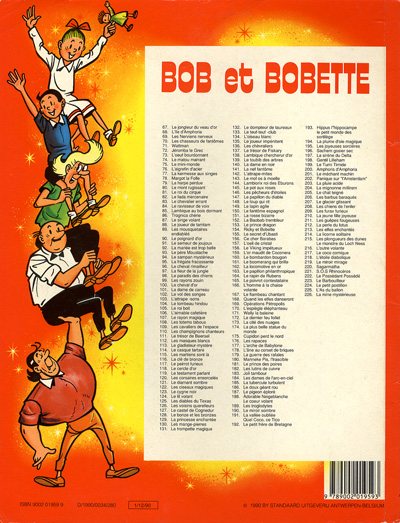 Verso de l'album Bob et Bobette Tome 226 La mine mystérieuse