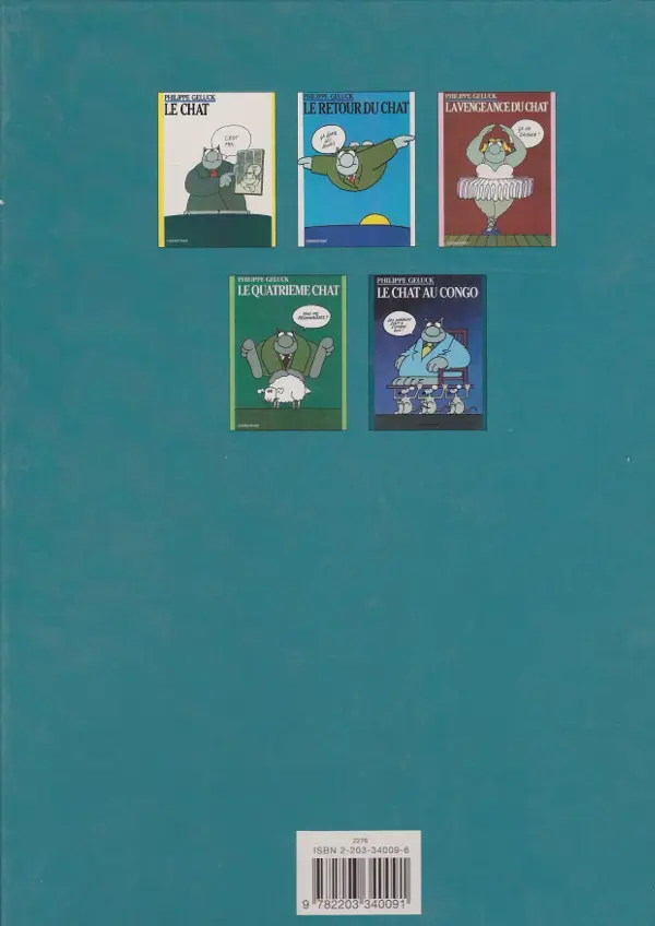 Verso de l'album Le Chat Le Meilleur du Chat