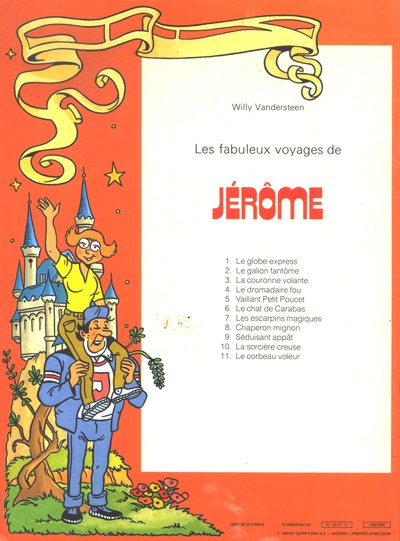 Verso de l'album Les fabuleux voyages de Jérôme Tome 11 Le corbeau voleur