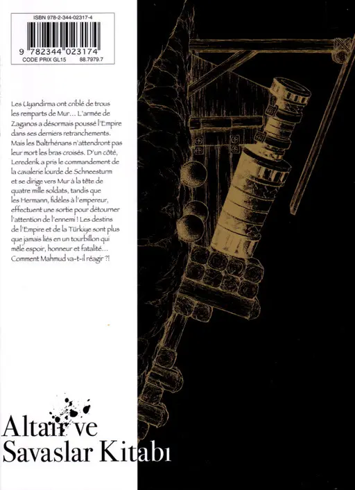 Verso de l'album Altaïr Volume 18